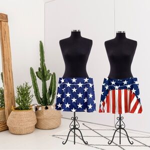 Fulbelle USA Flag Athletic Tennis Golf Skort